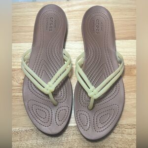 Crocs Isabella Flip Flops Sandals Size 10